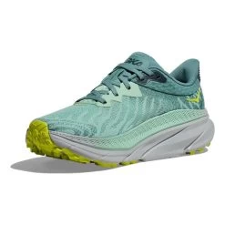 HOKA Challenger ATR 7 Running Shoes Light Green Black Fluorescent Yellow Women -Hoka hk 1134498 mgt 003