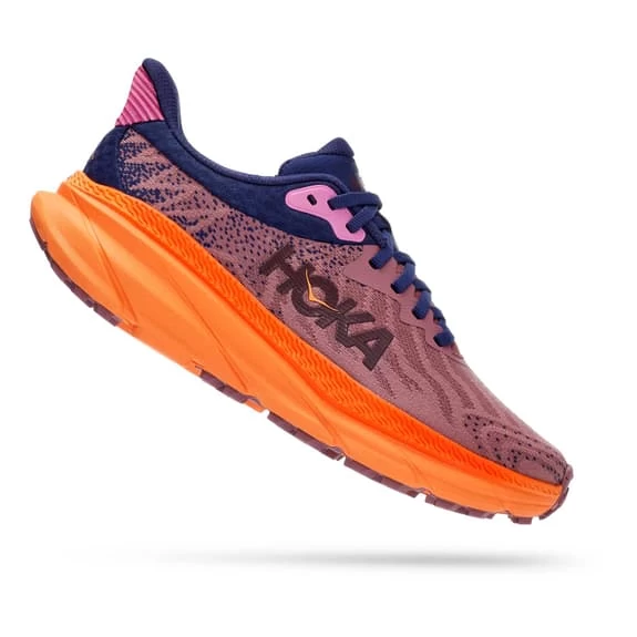 HOKA Challenger ATR 7 Shoes Purple Lilac Orange Women 1 HOKA Challenger ATR 7 Shoes Purple Lilac Orange Women