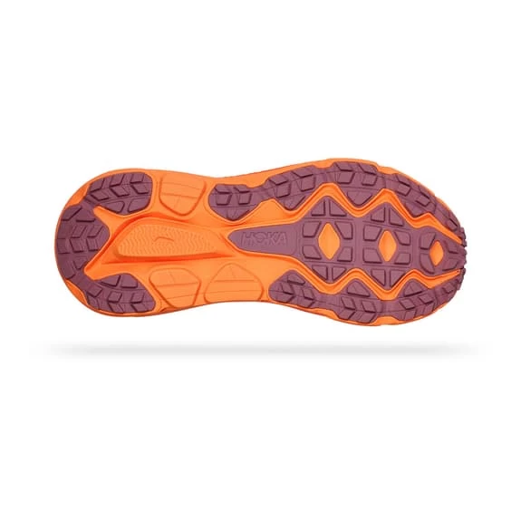 HOKA Challenger ATR 7 Shoes Purple Lilac Orange Women 4 HOKA Challenger ATR 7 Shoes Purple Lilac Orange Women - Image 4