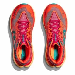 Hoka Tecton X2 Shoes Orange Blue Turquoise -Hoka hk 1134516 cjf 006