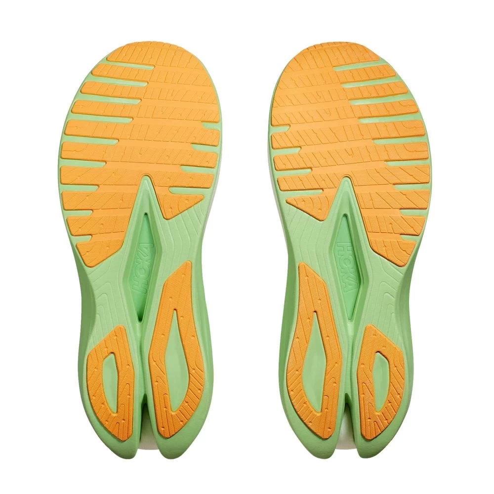 Hoka Mach X Mens Running Shoes Ocean Mist/Lime Glow 4 Hoka Mach X Mens Running Shoes Ocean Mist/Lime Glow - Image 4