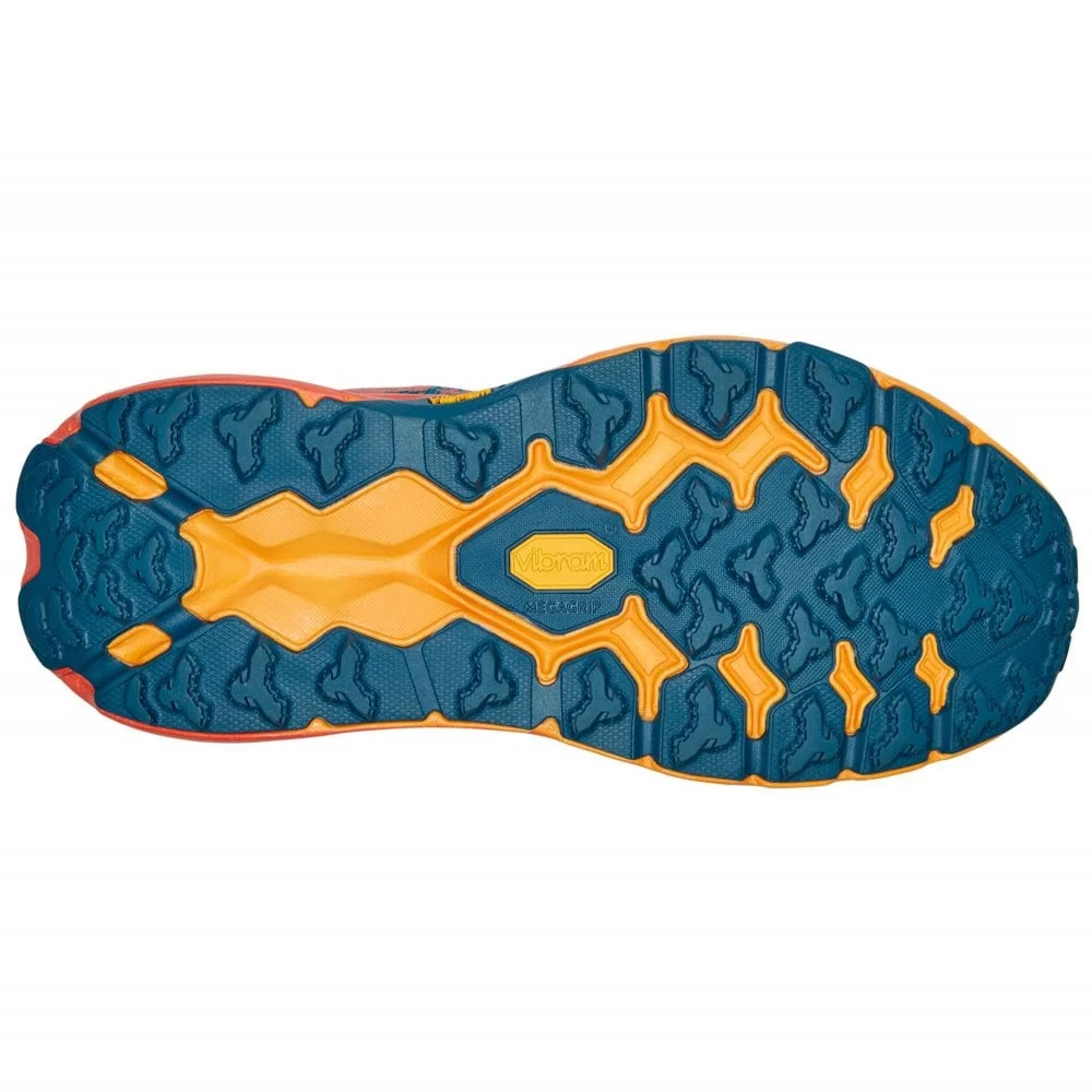 Hoka Speedgoat 5 Womens Trail Running Shoes Blue Coral/Camellia 2 Hoka Speedgoat 5 Womens Trail Running Shoes Blue Coral/Camellia - Image 2