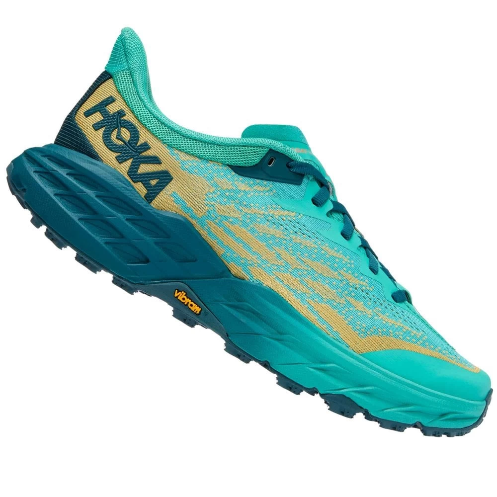 Hoka Speedgoat 5 Womens Trail Running Shoes Deep Teal/Water Garden 1 Hoka Speedgoat 5 Womens Trail Running Shoes Deep Teal/Water Garden