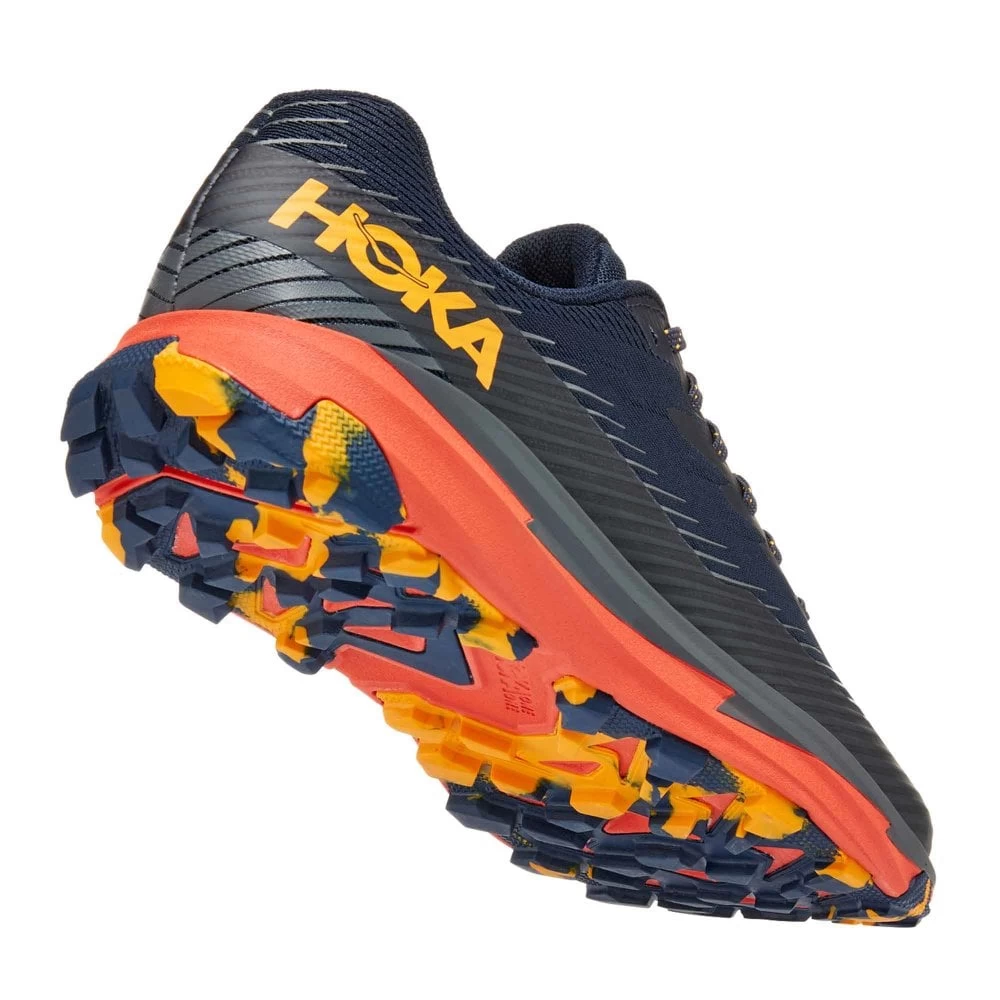 Hoka Torrent 2 Mens Trail Running Shoes Outer Space/Fiesta 2 Hoka Torrent 2 Mens Trail Running Shoes Outer Space/Fiesta - Image 2