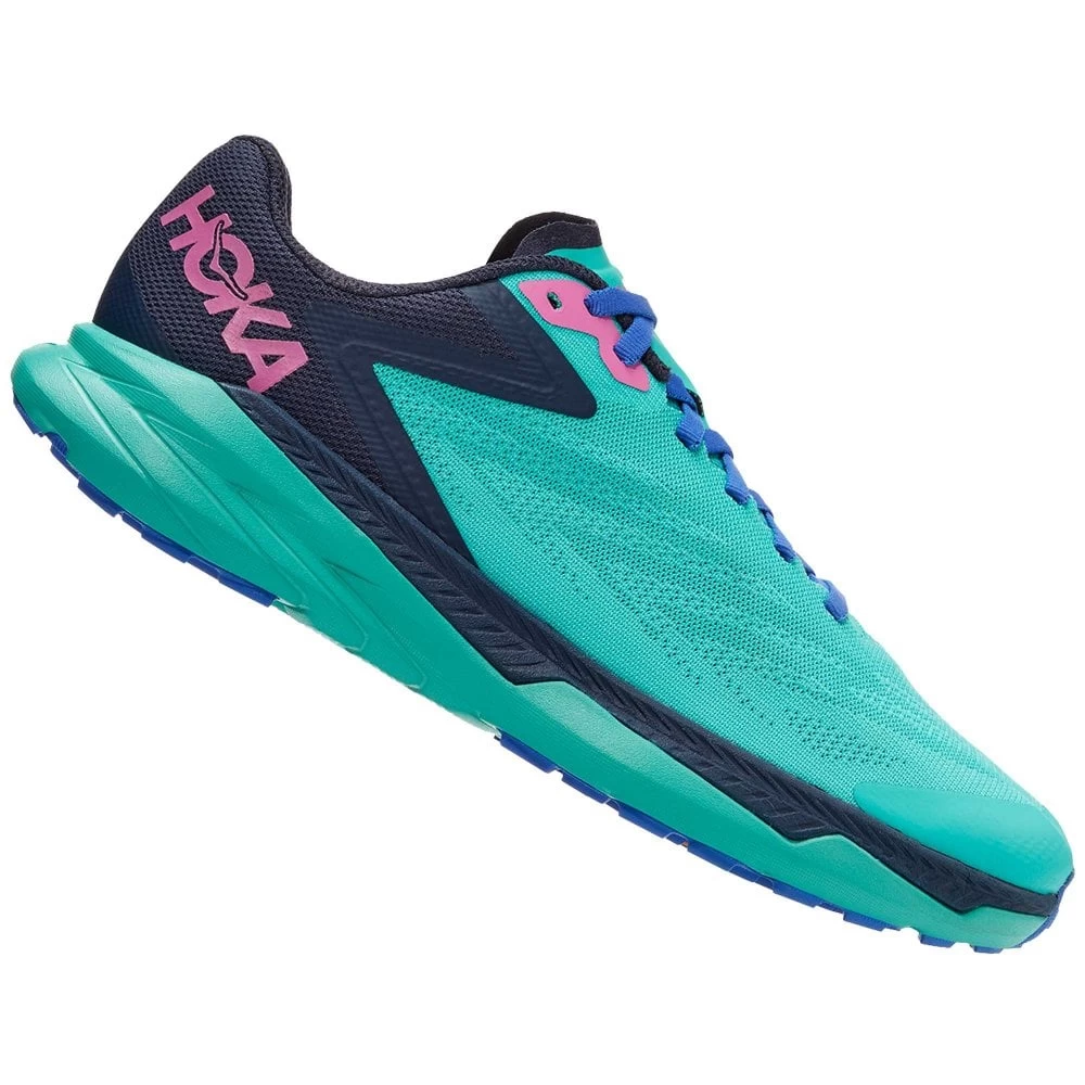 Hoka Zinal Womens Trail Running Shoes Atlantis/Outer Space 1 Hoka Zinal Womens Trail Running Shoes Atlantis/Outer Space